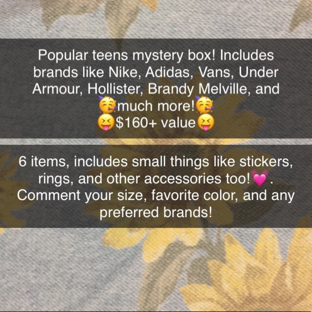 Popular brands mystery box